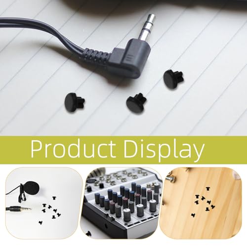 100pcs 3.5mm Silicone Dust Plug: Anti-Dust Cover Protector Headphone Jack Plug Cap For Mobile Phone Laptop Desktop Computer