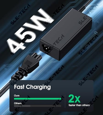 SLE-TECH 45W USB C Laptop Charger Compatible with HP Chromebook 14 14A G5 11 11A G6 G7 G8 EE R13 X360 14-ca051wm ca052wm ca091wm ca061dx 11-ae051wm ae001tu ae027nr 12-c012dx