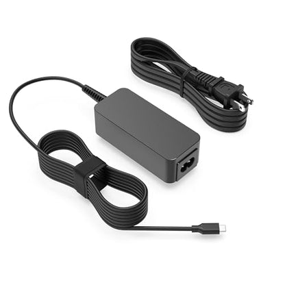Superer 45W USB C Charger Fit for Lenovo Chromebook Laptop Computer Power Supply Adapter Cord Replacement