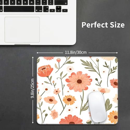 Inulin Gaming Computer Keyboard Cute Mouse Pad with Anti-fray Stitching, Premium-Textured Alfombrilla para Mouse with Non-Slip Rubber Base, 10 x 12 inch - color: Inulin