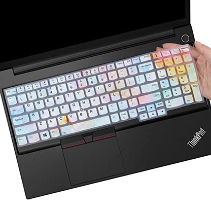 Keyboard Cover for 15.6" Lenovo ThinkPad E15 Gen 4/3/2, ThinkPad L15 Gen 2/1, ThinkPad T15 T15p T15g P15 P15s P15v Gen 3/2/1, ThinkPad E580 E590 E595 L580 L590 P52 P53 P72 P73 T570 T575 T580 T590 -DL - color: Colors