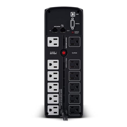 CyberPower CP1350PFCLCD PFC Sinewave UPS Battery Backup and Surge Protector - size: 1350VA, style: Mini-Tower