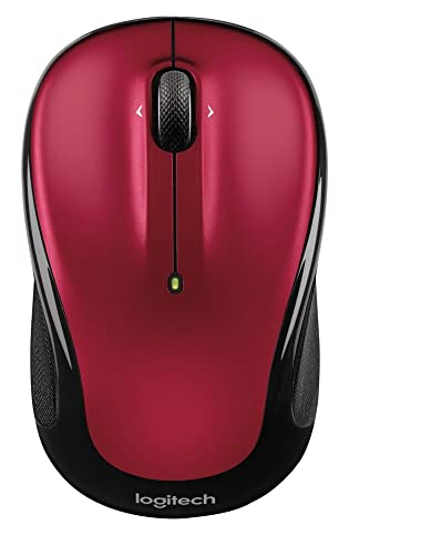 Logitech Wireless Mouse M325 with Designed-For-Web Scrolling - Red - color: Red