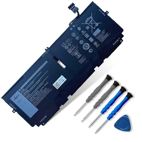 722KK 52Wh Laptop Battery Replace for Dell XPS 13 9300 (2020 Edition) XPS 13 9310 (2020 Edition) XPS 13 9380 (2020 Edition) P117G P117G002 P117G001 Series 02XXFW 2XXFW 0WN0N0 WN0N0 FP86V 7.6V 6800mAh - size: 10.52*4.07*0.17 inch 722KK