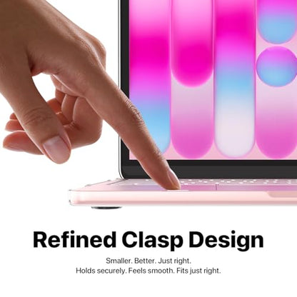 Compatible with MacBook Neo 13 inch Case 2026, Crystal Clear Hard Shell Case for A3404, Color-Matched Transparent | Precision 1:1 Fit | Design for All MacBook Neo 12.9 inch- Crystal Clear | Color-Matched Transparent | Precision 1:1 Fit | Hard Shell Case D
