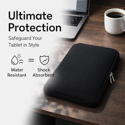 Tablet Bag Waterproof Neoprene Foam, Portable Carrying Case with Zip for Laptop and Tablet - Impact Protection, Lightweight Design, Travel and Business Use (11 Inch) - size: 11 Inch