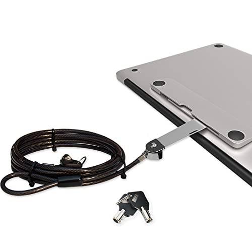 Laptop Cable Lock Hardware Security Cable Lock Anti Theft Combination Lock for iPad Tablet Laptop MacBook and All Other Notebooks and Tablets - color: Computer lock A