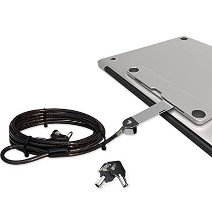 Laptop Cable Lock Hardware Security Cable Lock Anti Theft Combination Lock for iPad Tablet Laptop MacBook and All Other Notebooks and Tablets - color: Computer lock A