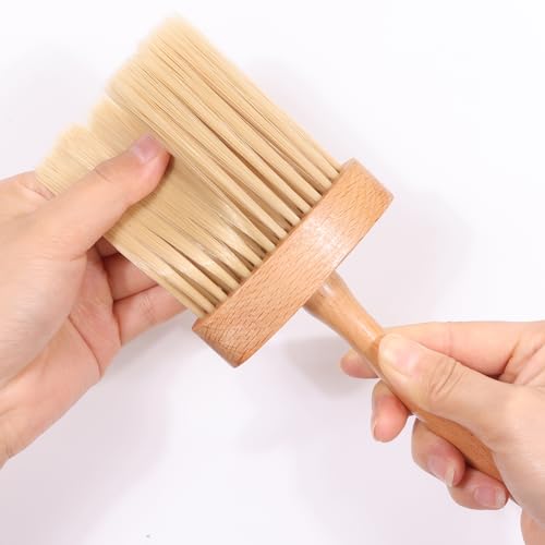 Wooden Handle Keyboard Brush-Soft Bristles, Car Detailing Brush for Cleaning Computer PC Laptop