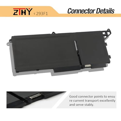 41Wh 293F1 M69D0 Battery Replacement for Dell Latitude 7330 7430 7530 5330 | 5430 5530 Latitude 5330 2-in-1/7330 2-in-1/7430 2-in-1 Precision 3570 Laptop P133G P134G P135G H4PVC 8WRCR Y86WG 11.25V 3Cell - size: 9.13*3.62*0.20 inch 293F1