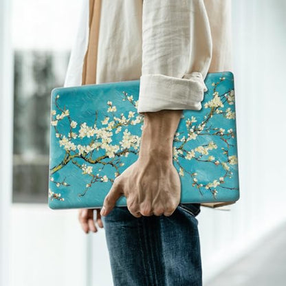 Reusable Universal Laptop Skin Sticker, Cut to Fit for 11.6–15.6 Inch Laptops, Waterproof Protective Film, No-Residue - Spring Blossom Branches - color: Spring Blossom Branches