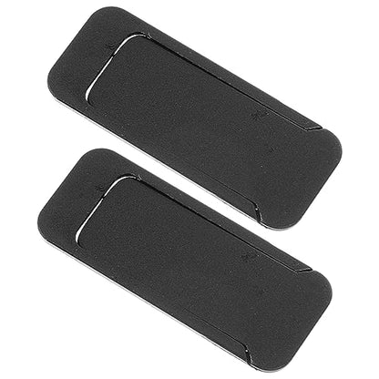 2pcs Webcam Cover Slide Self-Adhesive Privacy Protector for Laptop and Mobile Devices Ultra-Thin Design for Enhanced Security Black Square Shape
