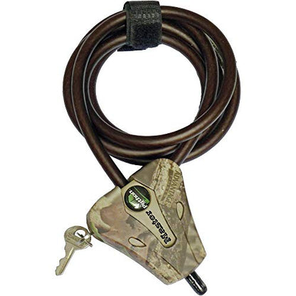 Master Lock 8418D Python Cable Lock with Key, 1 Pack - color: Camo, size: 6' X 5/16" CABLE