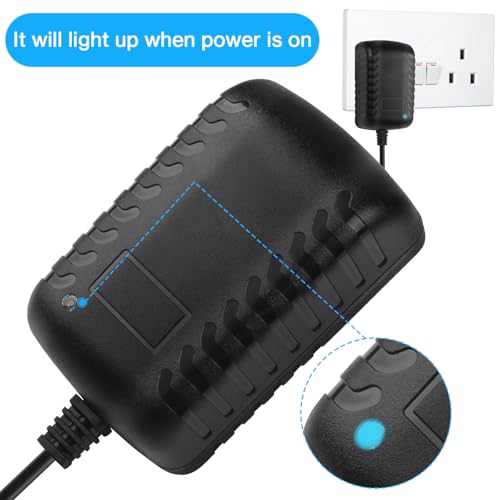 Herfair AC to DC Converter 2A 24W Car Cigarette Lighter Socket Adapter Power Cable 110-240V to 12V AC/DC for Automobile Home Use Car to Wall Plug（Under 24W only） (Pack of 2) - color: Pack of 2