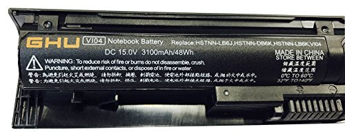 GHU VI04 48Wh Battery Replacement for HP Envy 14-V 15-K ProBook 440/445/450/455 G2, Compatible with 756743-001 756745-001 - style: 48 Wh/Vi04