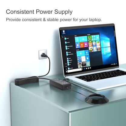 135W Slim Tip Charger Compatible with Lenovo ThinkPad Docking Station | Power Supply Cord for Universal Thunderbolt 3 4 Smart Essential Dock Gen 1 2, Ultra Pro Docking Station