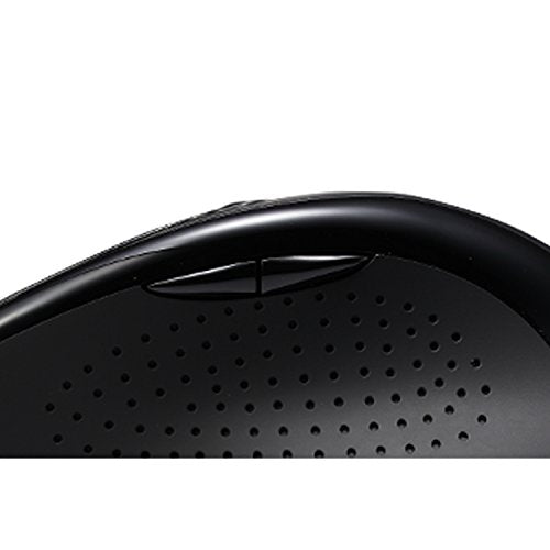Adesso iMouse G2 USB Ergonomic Optical Mouse, Black | Adjustable DPI, Internet Navigational B