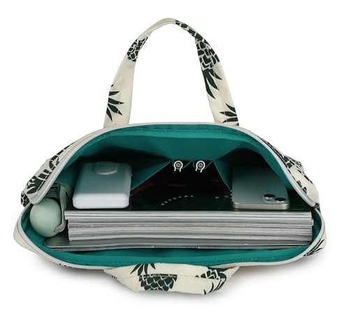 Muti-Pockets Laptop Case Bag,Rebound Bubble Cushioned Laptop Briefcase Shoulder Bag Fits 15.6 inch-16 inch Laptop(Pineapple) - color: Pineapple(muti-pockets)