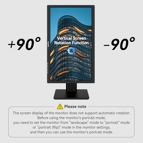 21.5 Inch Touchscreen Monitor VA 3000:1 Contrast PC Touch Screen 100% sRGB | Height/Pivot/Swivel/Tilt Adjustable, Computer Touch Display FHD 1920x1080P, 75Hz, HDMI, VGA, Type-B, Built-in Speakers, VESA - size: 21.5