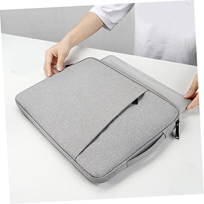 Angoily Laptop Sleeve Lightweight Polyester Carrying Bag Extra Pockets for Accessories Compact and Shock-Absorbent Case for and Laptops