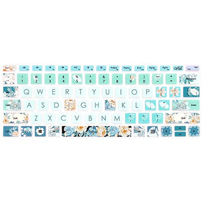 Keyboard Cover Skin for Microsoft Surface Laptop 3/4/5 13.5 & 15 Inch, Surface Laptop Studio/Studio 2 14.4", Peony - color: Peony