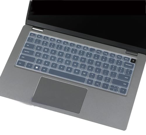 Silicone Keyboard Skin Compatible with Dell Latitude 5440 5430 5431 5420 14", Dell Latitude 14" 7440 7430 7420 7410, Dell Latitude 14" 9000 9420 9430, Latitude 9520 9510 7520 15.6" (Clear) - color: Clear