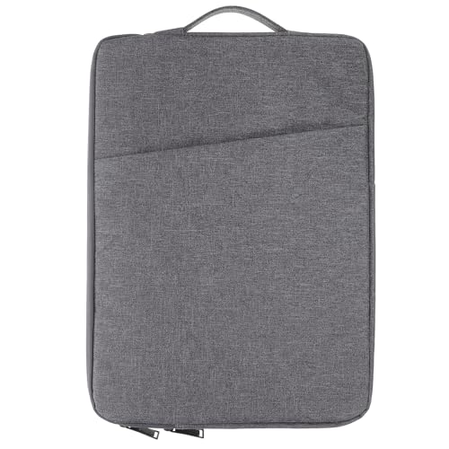 NUOBESTY Shockproof Laptop Bag and Tablet Sleeve 15.6 Inch Sturdy Carrying Case Anti-Scratch Protection for Business Travel and Outdoor Use, Dark Gray