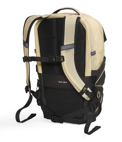 The North Face Borealis Commuter Laptop Backpack, Gravel/Blk-NPF, OSFA | Water Repellent, Laptop Sleeve, Large Main Compartment - color: Gravel/Tnf Black-npf