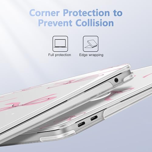 May Chen Compatible with MacBook Air 13 inch Case 2022 2021, 2020-2018 Release Model: M1 A2337 A2179 A1932, Plastic Hard Shell Case Cover for Mabook Air 13 inch with Retina Dispaly, Star Bow - color: Star Bow
