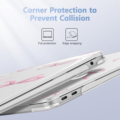 May Chen Compatible with MacBook Air 13 inch Case 2022 2021, 2020-2018 Release Model: M1 A2337 A2179 A1932, Plastic Hard Shell Case Cover for Mabook Air 13 inch with Retina Dispaly, Star Bow - color: Star Bow