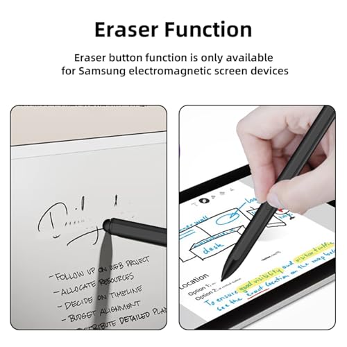 HAOZEE EMR Stylus Compatible with Remarkable 2 Pen with Eraser | 4096 Pressure Level Sensitivity, Palm Recognition, Digital Pen Marker Plus Compatible Kindle Scribe Tablet Pen