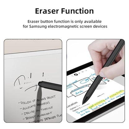 HAOZEE EMR Stylus Compatible with Remarkable 2 Pen with Eraser | 4096 Pressure Level Sensitivity, Palm Recognition, Digital Pen Marker Plus Compatible Kindle Scribe Tablet Pen