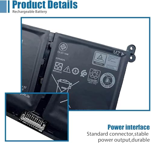 G91J0 Laptop Battery Replacement for Dell inspiron 3510 3515 3511 5515 5510/5518 5410(2-in-1)/5418 vostro 5410 5510 Latitude 3320 Series 0FH3K2 FH3K2 TN70C 0WV3K8 41Wh 3467mAh - size: 9.39*3.47*0.25 inch G91J0