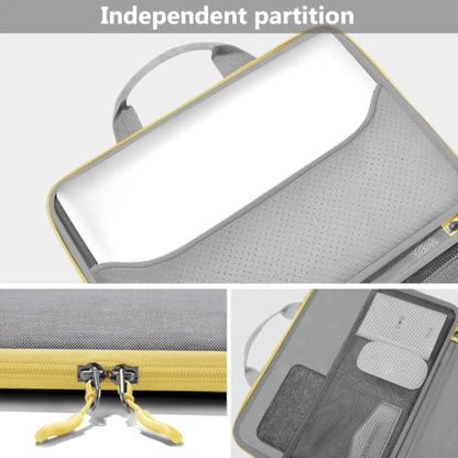 Hseok Laptop Sleeve 13-14 Inch Case Briefcase Compatible with MacBook Neo Pro 14 M5/M4/M3/M2/M1, All Models 13.3 Mac Air/Pro, XPS 13 14, Most Popular 13"-14" Notebooks,L01G01 - color: L01G01, size: 13"-14"