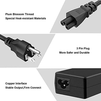 65W Laptop Charger Compatible with HP Pavilion x360 14/15/17 | Envy 13 15 X360,Elitebook 840 G5, ProBook Chromebook Stream Series,Spectre X360 (Blue Tip), 710412-001 19.5V 3.33A Adapter
