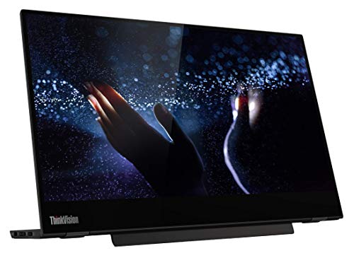 ThinkVision M14t USB-C Mobile Monitor with Touch Screen - Black