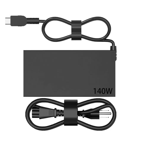 140W Slim USB-C Charger Fit for Lenovo Slim Pro 7/9 | Yoga Pro 7/9/7i/9i Legion 9/Pro 5/5i/7/7i, ThinkPad Z16, Yoga Slim 5/7 Laptops