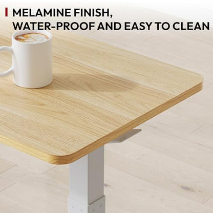 SANODESK Mobile Standing Desk with Hidden Wheels,Pneumatic Laptop Desk Rolling Computer Cart Movable Height Adjustable Small Sit Stand Desk for Home Office(27.6" W x 15.7" D,Maple) - color: Maple, size: 28x16