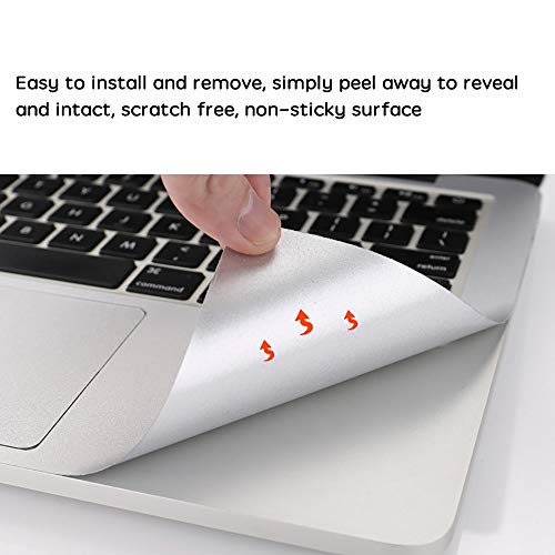 Palm Rest Full Cover with Trackpad Protector Sticker Skin for MacBook Pro 16 Inch (A2141),Ultra Thin Scratch Resistant (Gray)