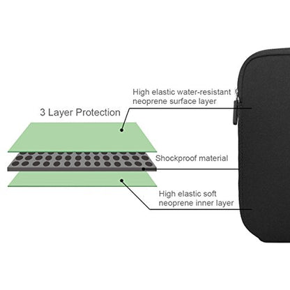 ARVOK 15 15.6 16 inch Laptop Sleeve Case, Water-Resistant Notebook Computer Pocket Tablet Briefcase Carrying Bag Pouch Skin Cover for HP/Dell/Lenovo/Asus/Acer, Black - color: Black, size: 15.6 inch