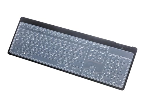 Silicone Keyboard Cover Skin Compatible for HP EliteOne 800 G4 All-in-One PC, HP USB Slim Business Keyboard SK-2120 KU-1469 KB-1469 803181 T4E63AT KBAR211 (Clear)