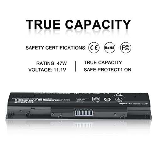 TSKYBEAR P106 PI06 PI09 P109 710416-001 710417-001 Notebook Battery Compatible with HP Envy,Envy TouchSmart,Pavilion,Pavilion TouchSmart 14 15 17 Series Laptop Battery Hstnn-Lb4N Hstnn-Lb40 Hstnn-Yb4N - size: PI06