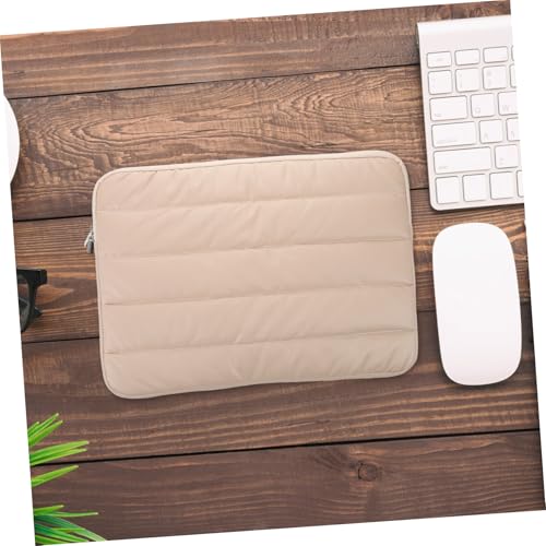 Angoily Laptop Sleeve Bag Polyester Case Multiple Compartments for Tablets Notebooks and Accessories Protection for Travel and Office Use