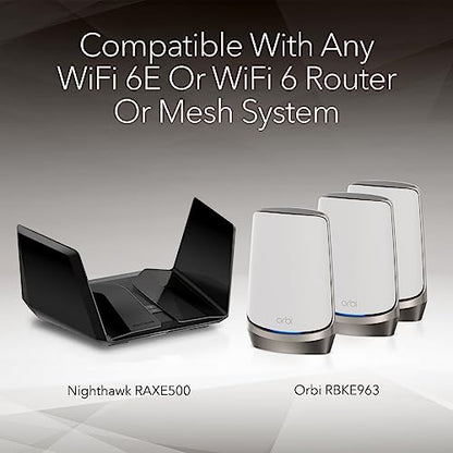 NETGEAR Nighthawk WiFi 6E USB 3.0 Adapter (A8000) - AXE3000 Tri-Band Wireless Gigabit Speed (Up to 3Gbps) - New 6GHz Band – Works with Any WiFi 6 or 6E Router Or Mesh System - for Windows PC - style: WiFi 6/6E, 3.0Gbps