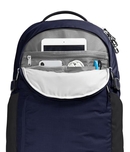 The North Face Router Everyday Laptop Backpack - Daypack, Water Repellent, Laptop Sleeve, Reflective Details, TNF Navy/TNF Black-NPF, One Size - color: Tnf Navy/Tnf Black-npf, size: One Size