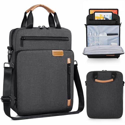 TORIBIO 9-11 Inch Tablet Sleeve Bag Padded Protective Travel Carrying Case | Fits iPad A16 2025, iPad Air M4 11-inch 2026 M3 M2, iPad Pro M5/M4 11 inch, iPad 10/9/8/7th, Galaxy Tab A9+/S9/S8 11" - color: Grey, size: 9-11 Inch