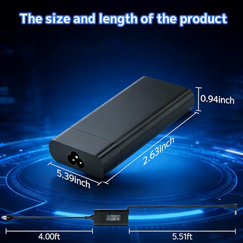 230W AC Charger for HP Omen Victus Pavilion Gaming Laptop Power Supply Cord | Compatible with HP ZBook Fury 16 17 G8-G10 ,Envy 16 17, M41303-001 TPN-LA10 M85389-001 , 19.5V 11.8A 4.5*3.0 mm AC Adapter