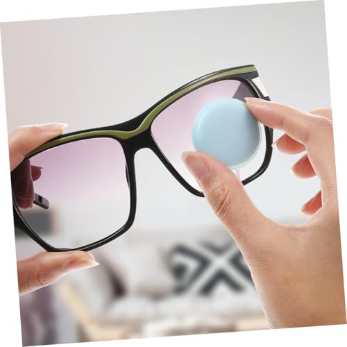 PartyKindom 6Pcs Screen Cleaning Cloths Macaron Phone Lens Cleaner Portable Eyeglass Clean for Phones Screens Cameras Convenient Key Hanging Decor