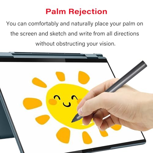 Stylus Pen Compatible with Lenovo Digital Pen 2 for Lenovo Yoga 6/7/9 Series,ThinkPad X/X1/L/P Series,IdeaPad Flex 5/7,13w/300w Yoga,ThinkBook 13x G2 IAP-21AT Pen(Gray)