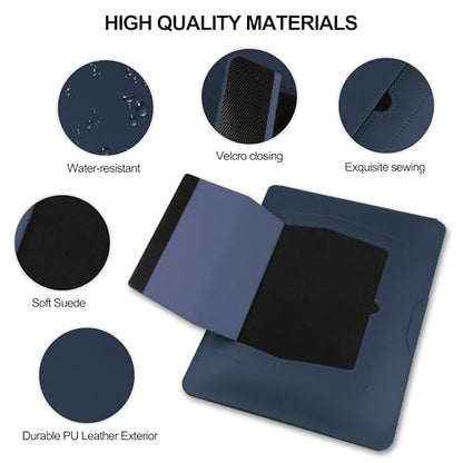 HoYiXi 15.6" Laptop Sleeve-Compatible with MacBook Pro 16/15.4'' MacBook Pro 15, Mac Air 15 - Waterproof Soft 15 16 inch pc case for HP, Dell, 15 inch Laptop Sleeve case,Blue - color: blue, size: 15.6'' /15-16 Inch Laptop Sleeve